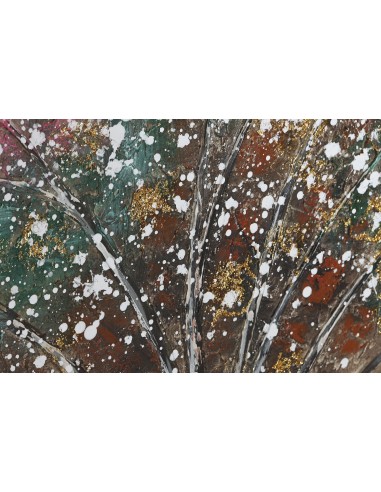 Cuadro en lienzo árbol colorido