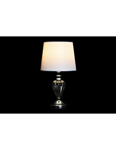 Lampara de sobremesa cristal/metal 2