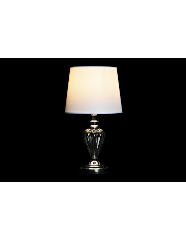 Lampara de sobremesa cristal/metal