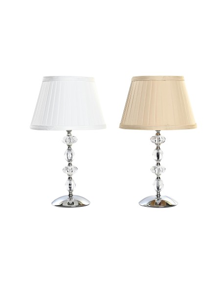 Lampara sobremesa metal/cristal