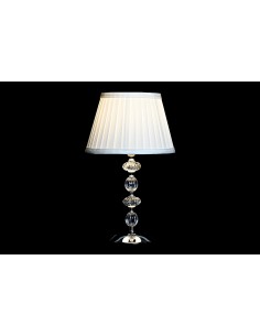 Lampara sobremesa metal/cristal 2