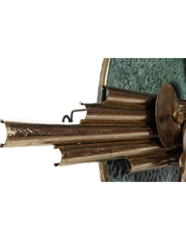 Decoración de pared en metal diseño circulos