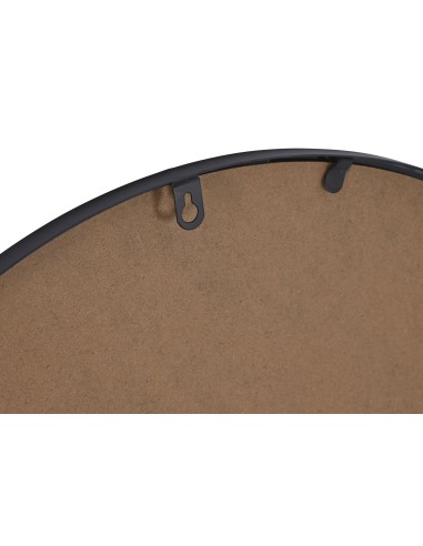 Espejo metal filo negro