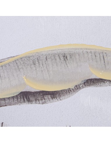 Cuadro lienzo de palmeras/leopardo