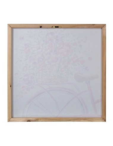 Cuadro pintado en lienzo bicicleta