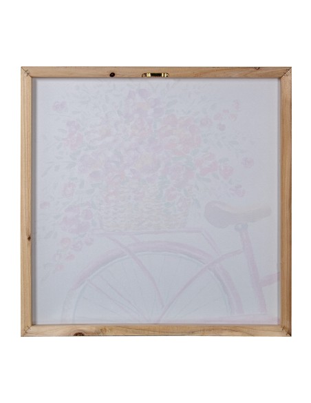 Cuadro pintado en lienzo bicicleta