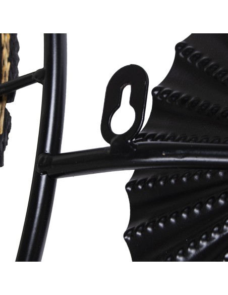 Decoración de pared de metal y trenzado