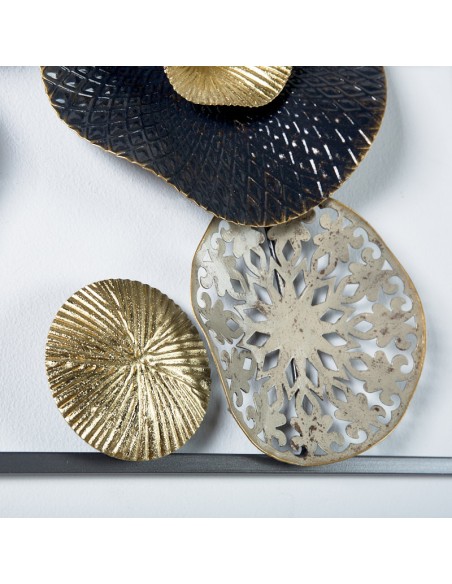 Adorno pared de metal