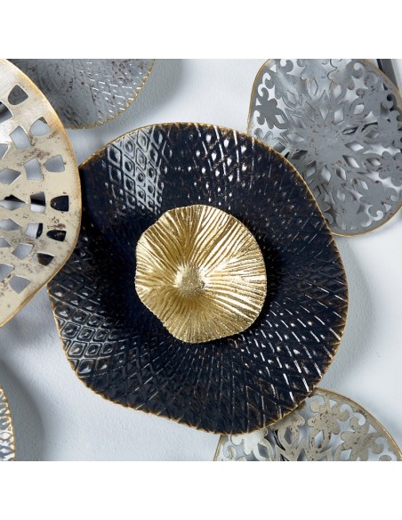 Adorno pared de metal