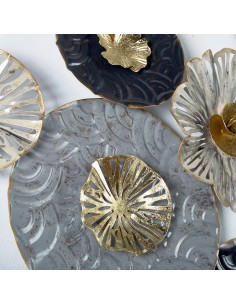 Adorno de pared de metal circulos 2