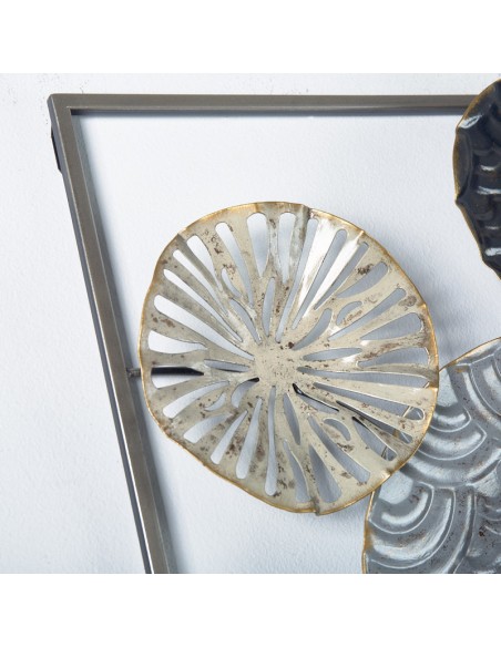 Adorno de pared de metal circulos