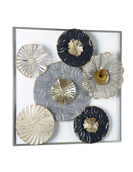 Adorno de pared de metal circulos