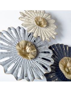 Adorno de metal diseño flor 2