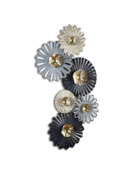 Adorno de metal diseño flor
