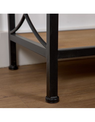 Mueble de entrada madera 2 cajones