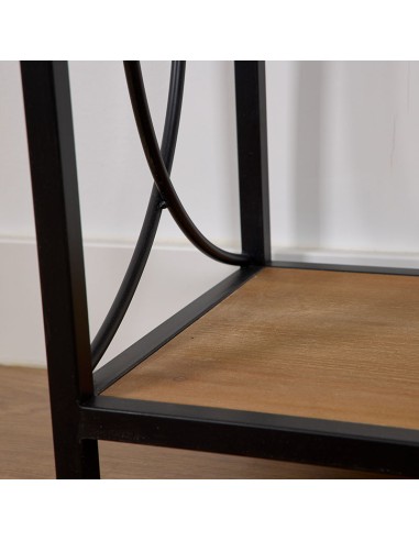 Mueble de entrada madera 2 cajones