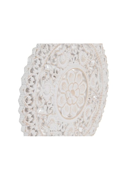 Decoración de madera calada con pie