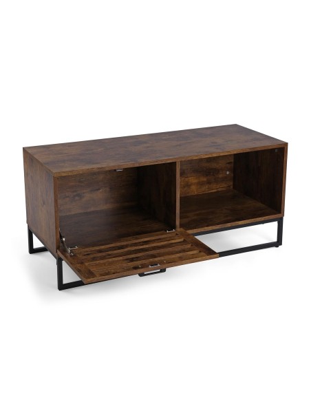 Mesa de centro en madera y metal