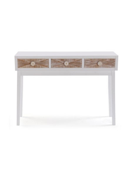 Mueble de entrada blanco 3 cajones