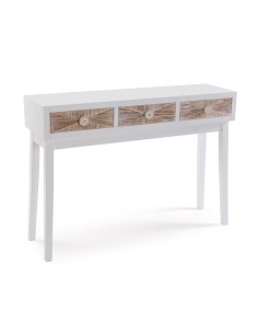 Mueble de entrada blanco 3 cajones