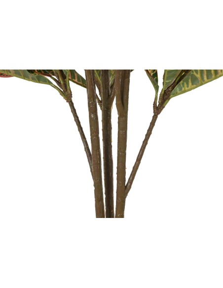 Planta artificial crotón verde