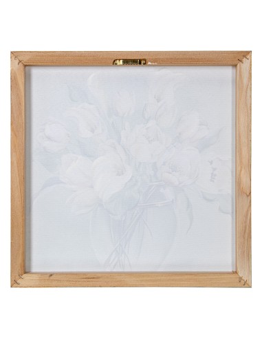 Cuadro lienzo jarrón floral