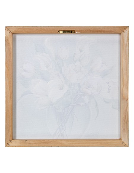 Cuadro lienzo jarrón floral